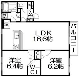 グランシャリオの物件間取画像